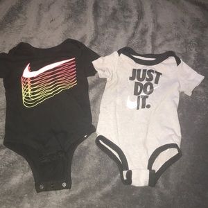2 Nike onesies 9months for $10